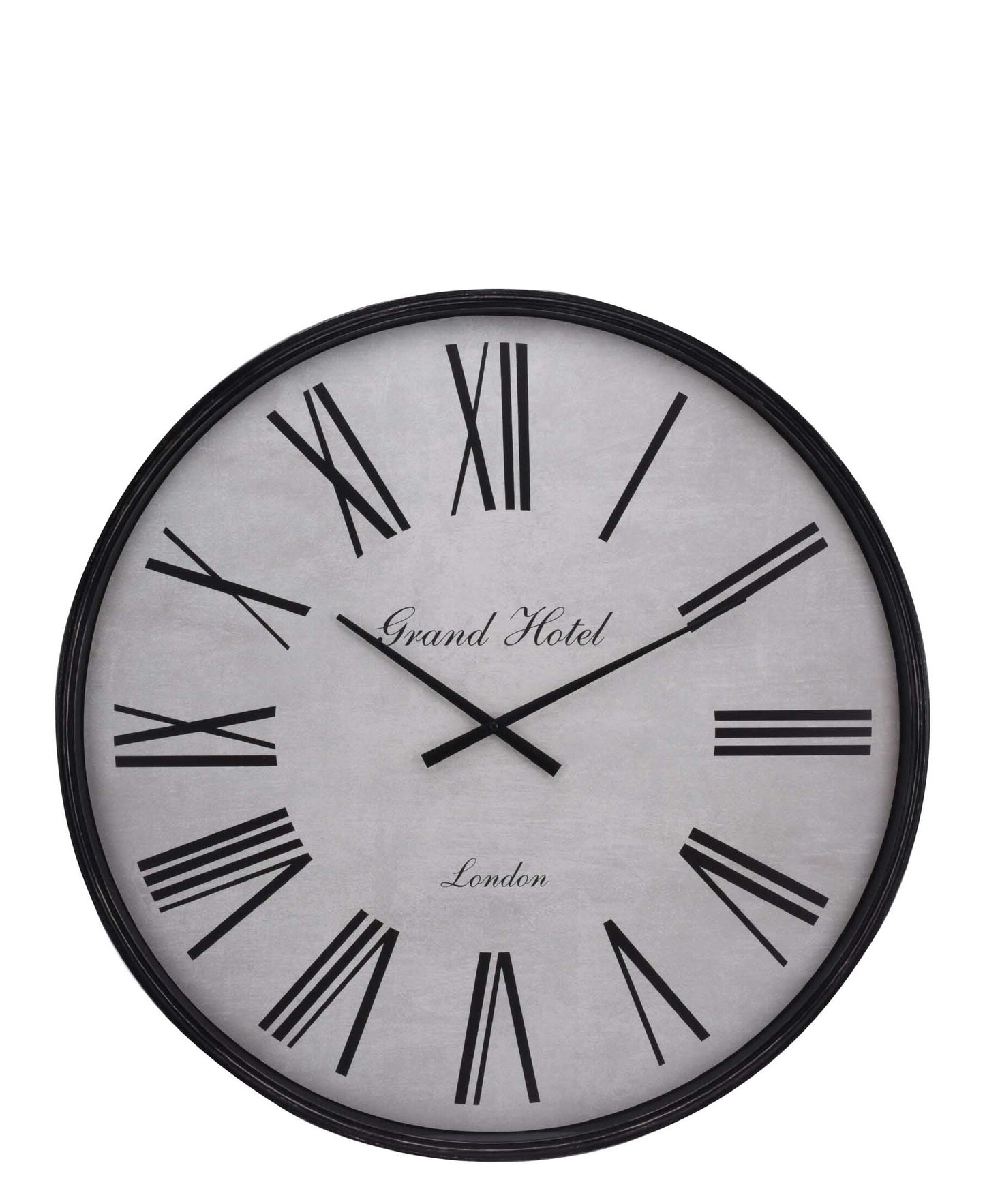 Urban Decor 76cm Wall Clock - Black