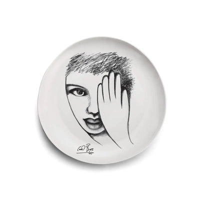 Carrol Boyes 4 Piece Eye for Detail Dinner Plate Set White