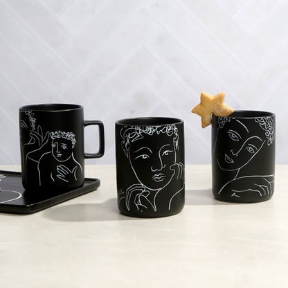 Carrol Boyes 375ml Intriguing Mug Black