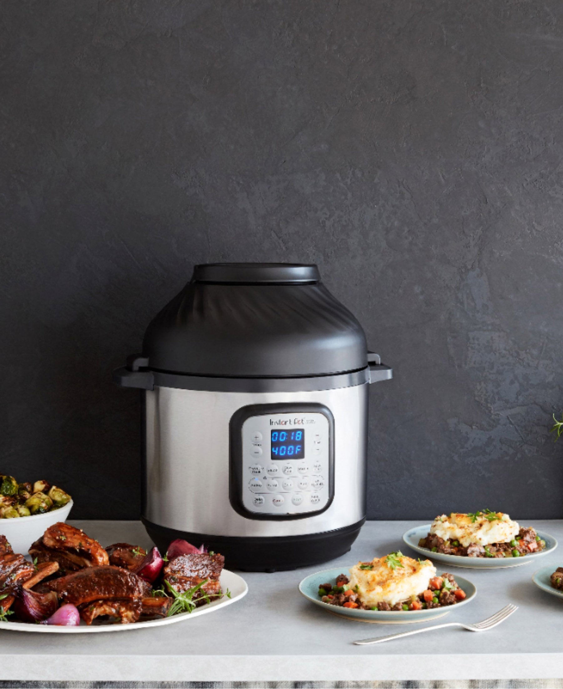Instant Pot Duo Crisp 11 In 1 Smart Cooker & Airfryer 6L - Silver