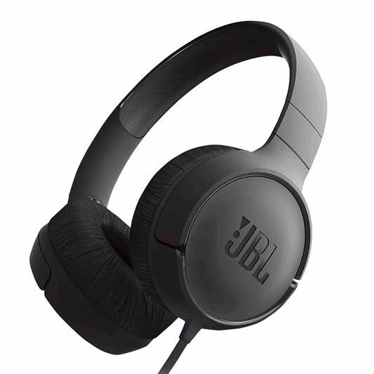 JBL Tune 500 Wired On Ear Headphones With Mic - Black