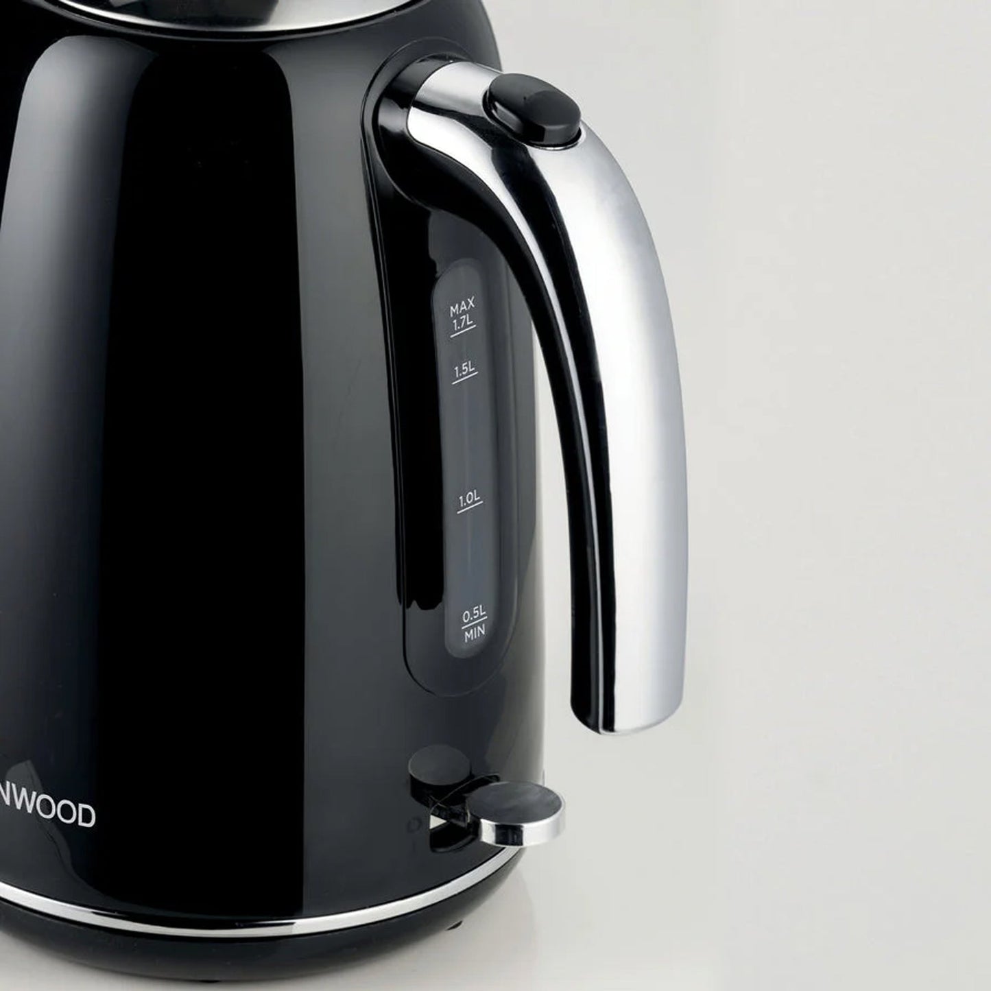 Kenwood 1.7Lt Glossy Plastic Kettle Black