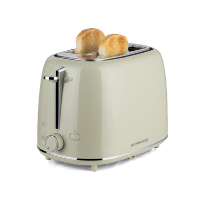 Kenwood Eterna Glossy Plastic 2 Slice Toaster Beige