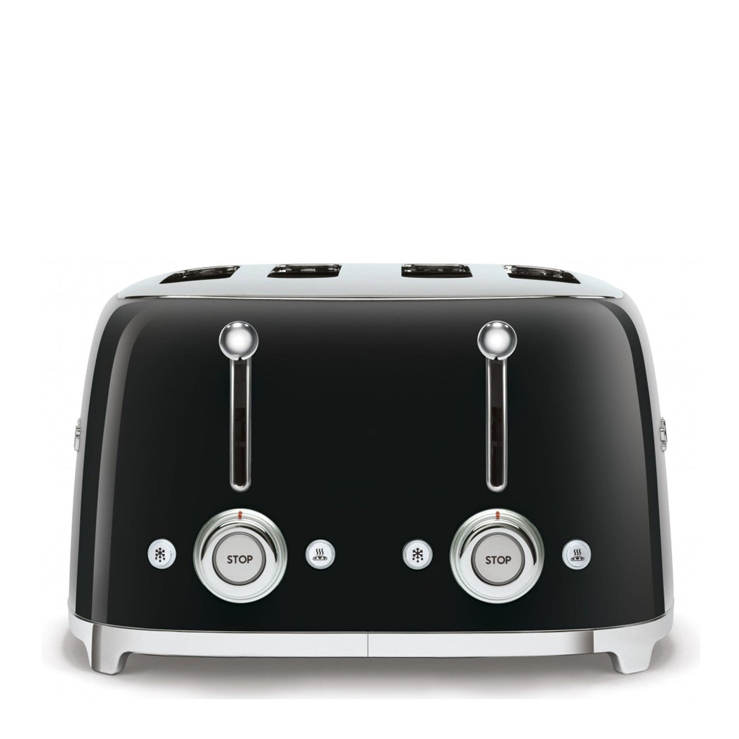 Smeg Retro 2000W 4 Slice Square Toaster - Black