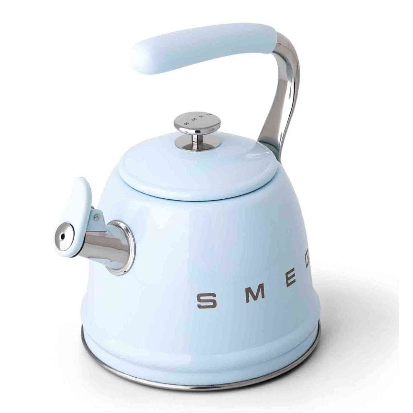 Smeg Whistling Stovetop Kettle - Pastel Blue