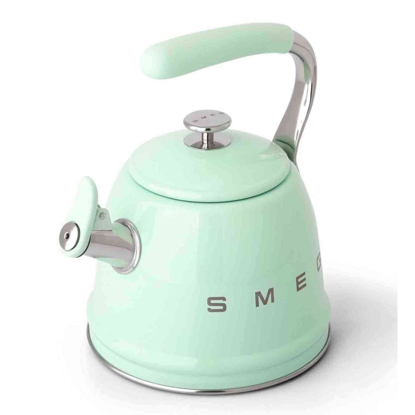 Smeg Whistling Stovetop Kettle - Pastel Green