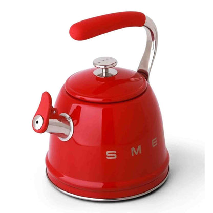 Smeg Whistling Stovetop Kettle - Red
