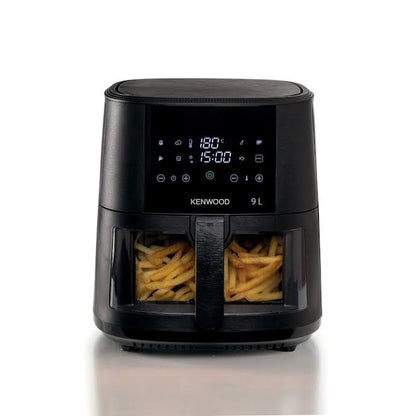 Kenwood 9Lt Basket Air Fryer + Grill with Window Black
