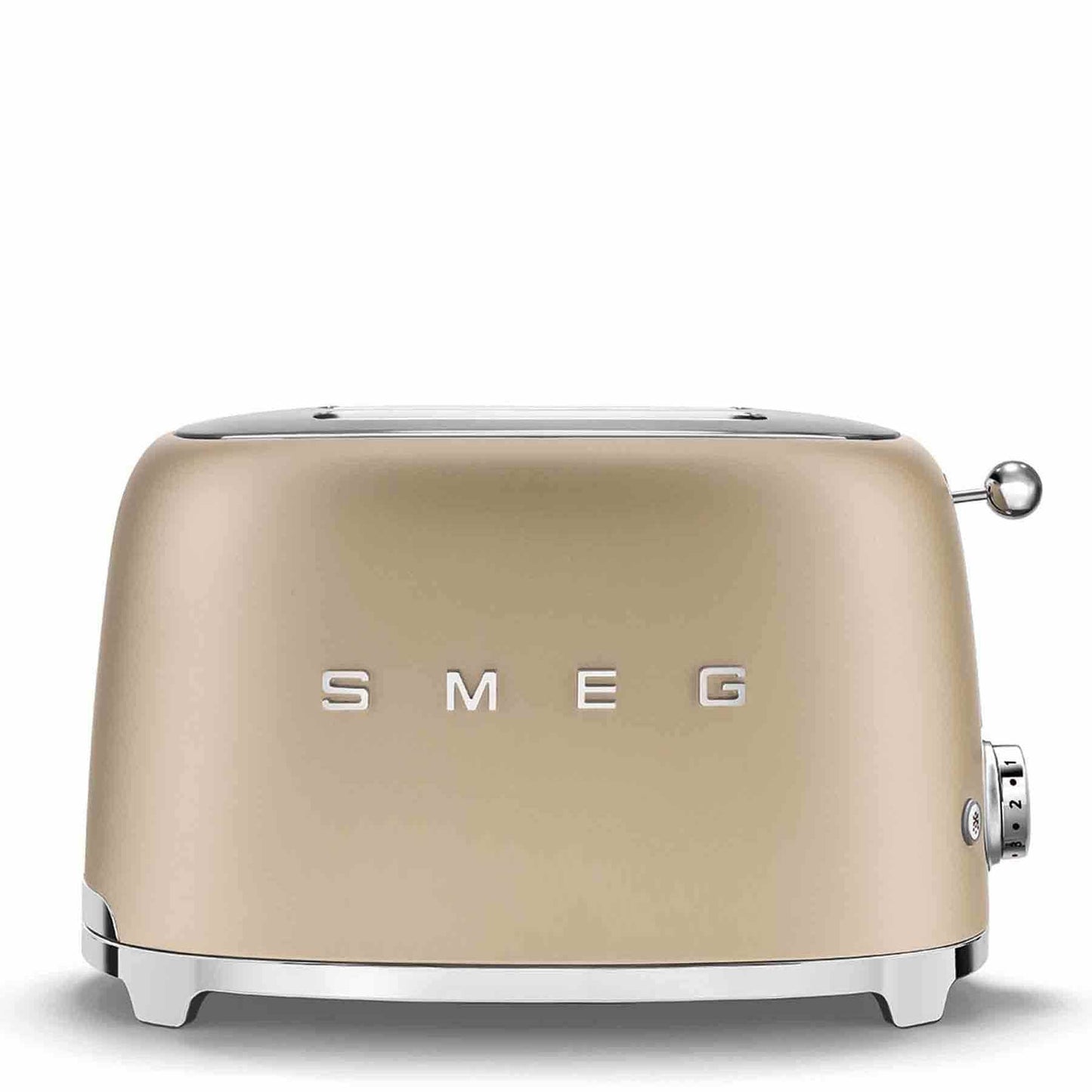 Smeg Retro 2 Slice Toaster - Matte Champagne