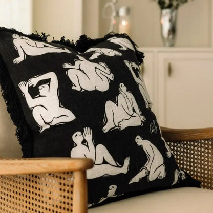 CUSHION lazy days black