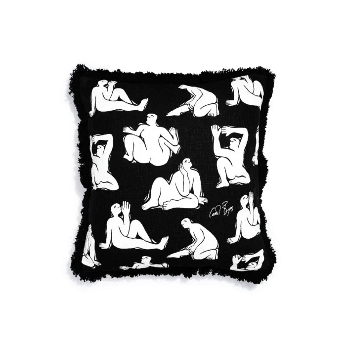 CUSHION lazy days black