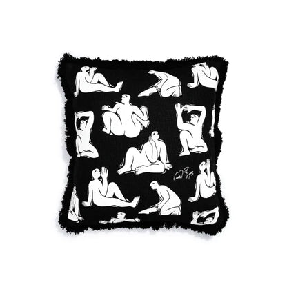 CUSHION lazy days black